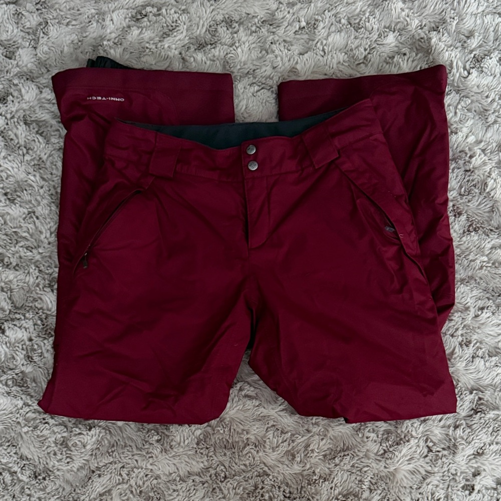 Women’s Columbia Omni-TechSnow Pants Size Medium.